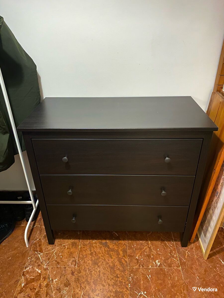 ikea hemnes dresser brown Harmony 3-Drawer Dresser with Changing Table Topper- Dusty Heather at Child Craft main image 1