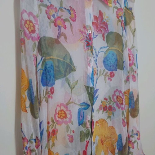 Bill Cost transparent multicolor shirt like new, size XL