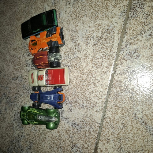 Hot Wheels set of used vintage cars
