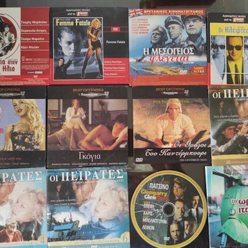 Κινηματογραφικές ξένες ταινίες DVD σαν καινούργιες, πακέτο 60