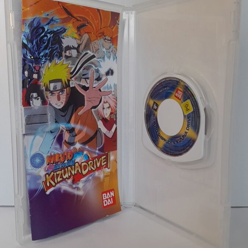 Naruto Kizuna Drive PSP game like new, English version with manual