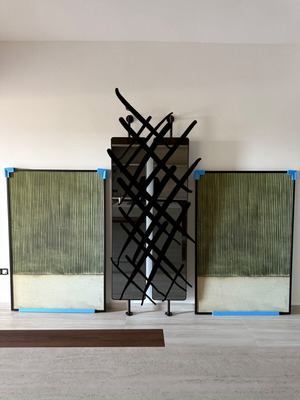 Πίνακες Brescia Italy 2 κομμάτια 1μ x 1,5μ καινούργιοι