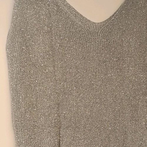 Cotton tank top silver like new, size S