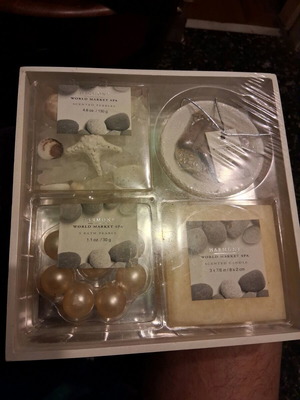 Σετ ειδών μπάνιου Harmony World Market Spa, καινούριο