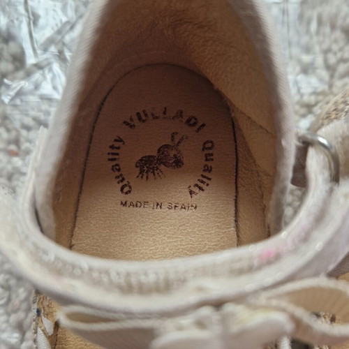 Vulladi Espadrilles Noº 23 new, beige and gold