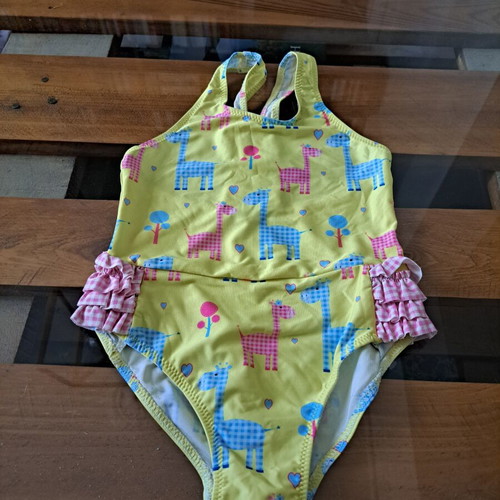 Tortue Girls' One-Piece Swimsuit Size 4 Like New, Multicolor