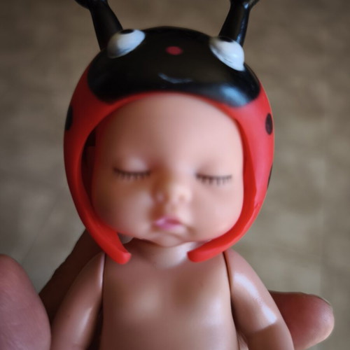 Baby Ladybug doll like new, 15 cm tall