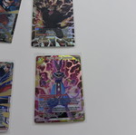 20 golden foil Dragon Ball trading cards