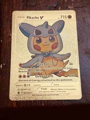 Pikachu V like new