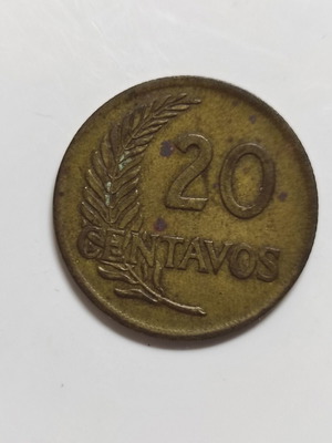 Νόμισμα Peru 20 Centavos 1962 μεταχειρισμένο
