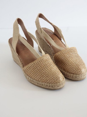 Tamaris platform sandals, beige, size 40
