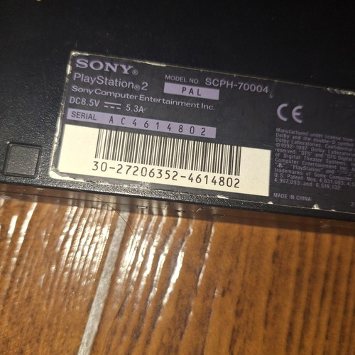 Sony PlayStation 2 Slim console SCPH-70004 PAL as-is
