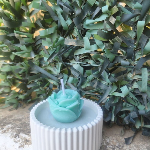 Porcelain candle containers handmade, new