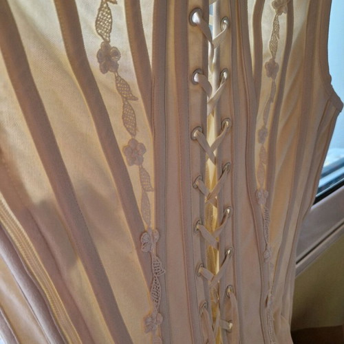 Vintage Benefit wedding bustier used, beige, size M