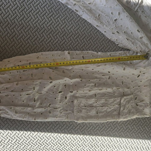 Zara girls' pants size 9 years 134 cm white like new