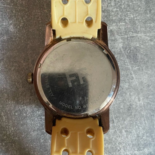 Folli Follie wristwatch used, white, waterproof
