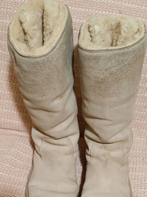 Ugg Australia S/N 5734 women's boots Roseberry used, leather and fur
