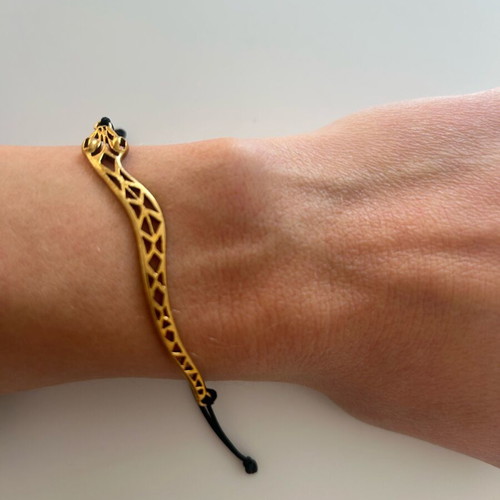 Silver bracelet gold plated new