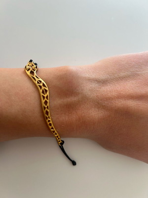Silver bracelet gold plated new