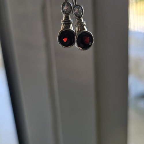 Silver earrings 925 stamped, like new