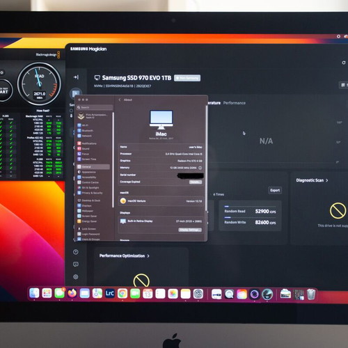iMac 27 5K Mid-2017 like new with Nvme Samsung SSD 1TB and 16GB RAM upgrade