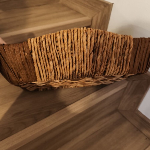 Wicker baskets used, set of 2 with minor damages