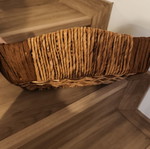 Wicker baskets used, set of 2 with minor damages