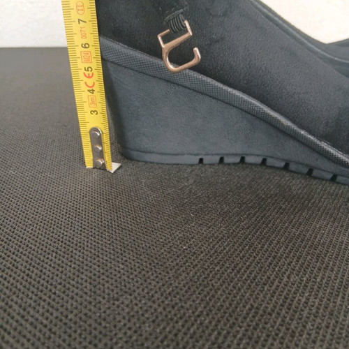 Rongen casual women's platform shoes size 37 like new, black