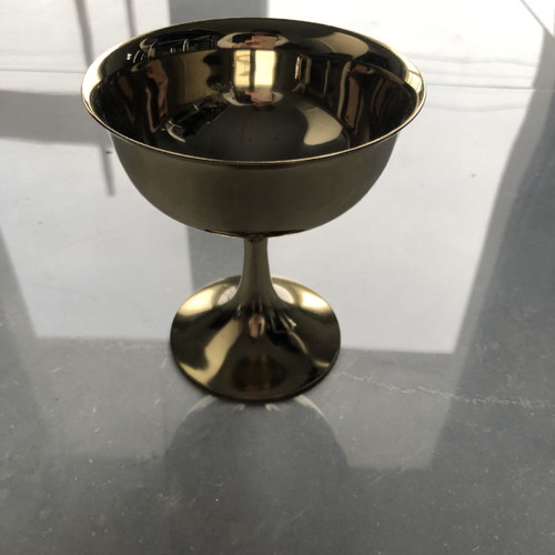 H&M gold wine glass new