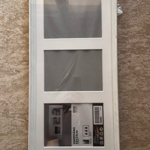White frame new for three photos IKEA
