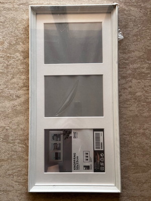 White frame new for three photos IKEA