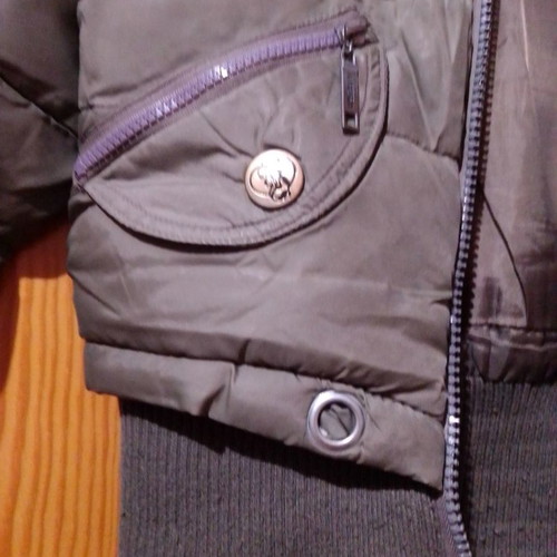 Kamora jacket used, women's olive color size XS