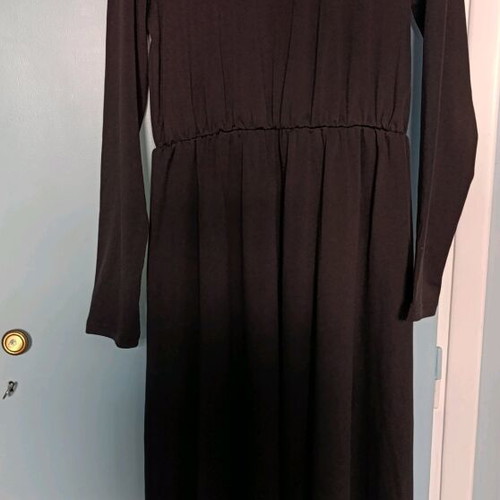 Shein black polyester dress like new size M