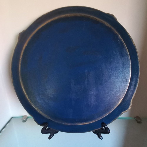 Decorative tray handmade from MDF 30 cm
