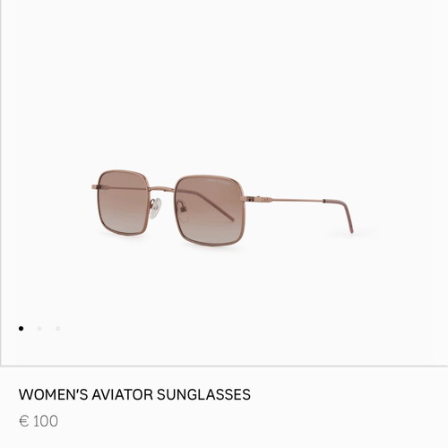 Armani Exchange women sunglasses new, beige, small face