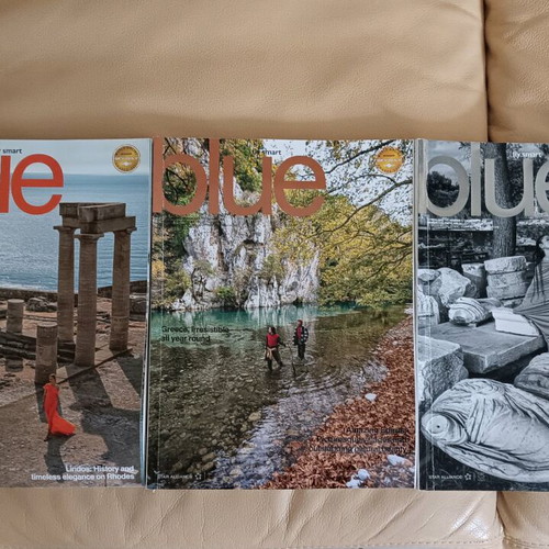 Blue AEGEAN magazine, 3 issues