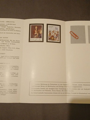 ELTA prospectus Lord Byron 1974 German edition new