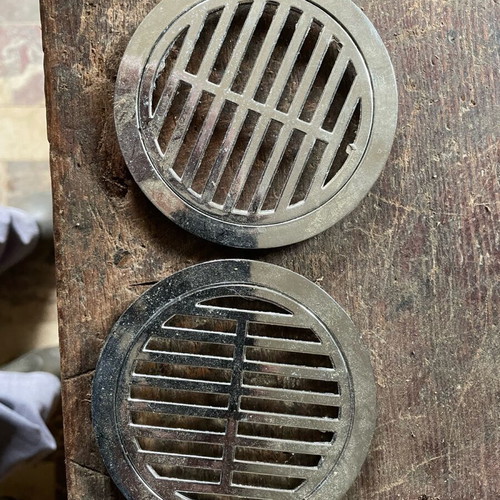 Bathroom drain covers new, one safety φ100 and two simple φ100