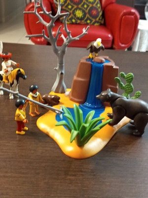 Playmobil μικροί ινδιάνοι μεταχειρισμένο western