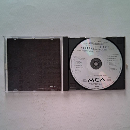 Schindler's List soundtrack CD used, classical genre