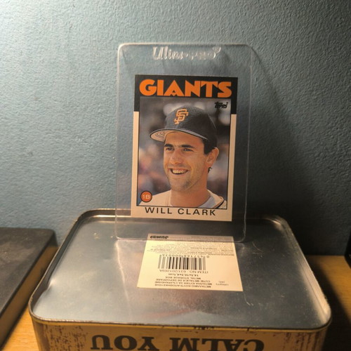 Will Clark 1986 Rookie Baseball Card like new