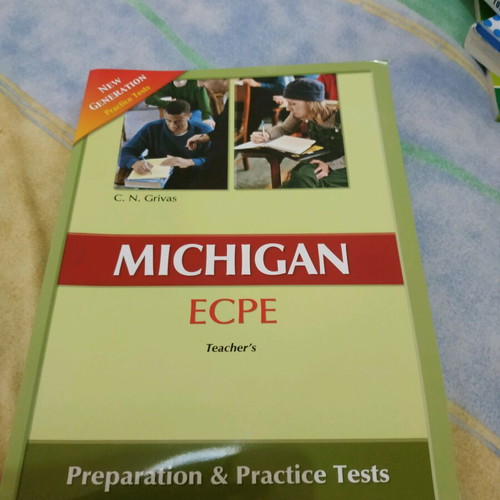 Preparation for ECPE Michigan English book like new with CDs