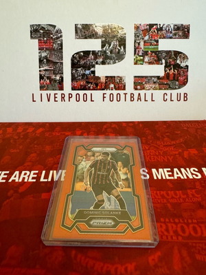 Panini Soccer EPL Prizm Dominic Solanke Red Prizm 2023-24 νέα συλλεκτική κάρτα