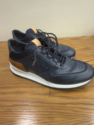 Tod's sneakers μεταχειρισμένα, δερμάτινα, μπλε, μέγεθος 43