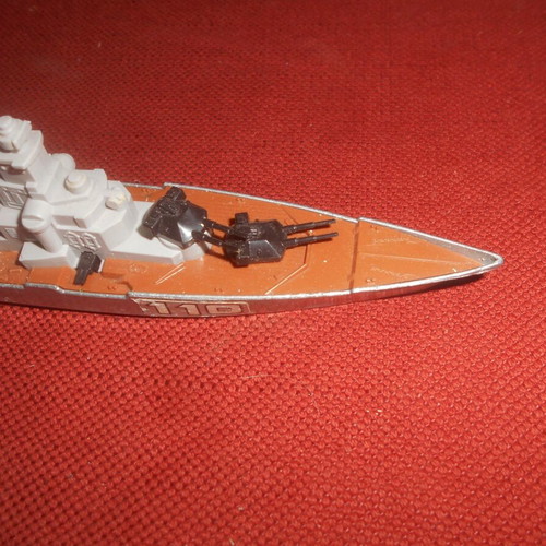 Matchbox Sea Kings K-303 Battleship toy, Lesney England 1976