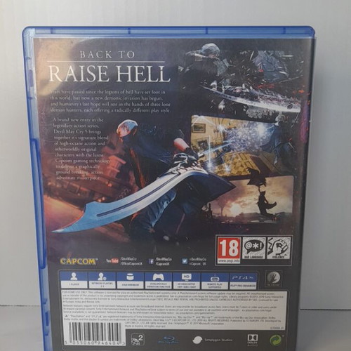 Devil May Cry 5 PS4 like new, English edition