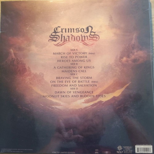 Crimson Shadows Kings Among Men Limited Edition 2LP Gatefold καινούργιο, metal