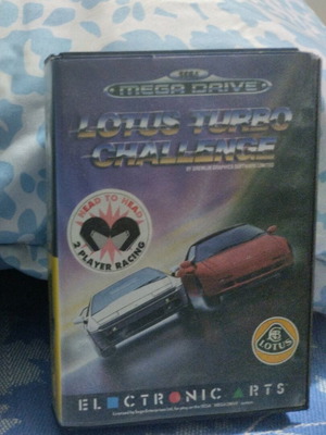 Lotus Turbo Challenge cartridge for Sega Mega Drive used