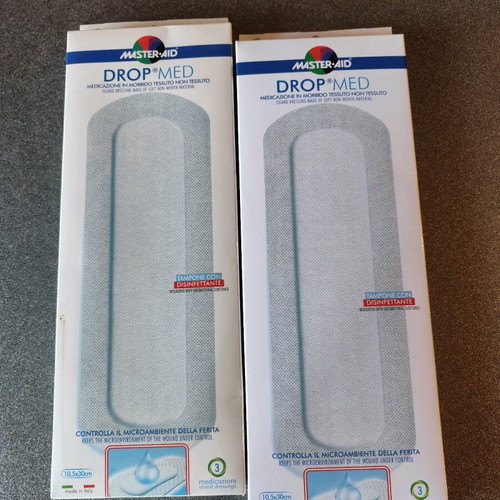 Master - aid drop med adhesive waterproof gauze 10.5×30cm, 6 pcs