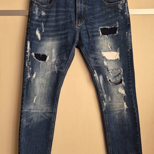 Warren Webber Distressed Jeans used, size W36/EU50, dark blue